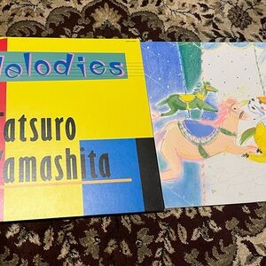 Tatsuro Yamashita Melodies Moon MOON-28008 Japan VINYL LP OBI and insert